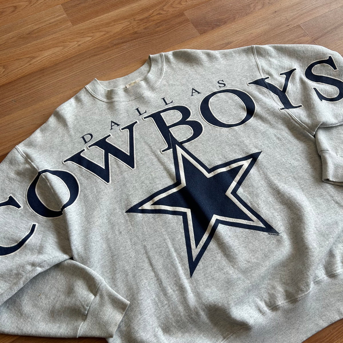 Vintage Dallas Cowboys Spell Out Crewneck - Size XL
