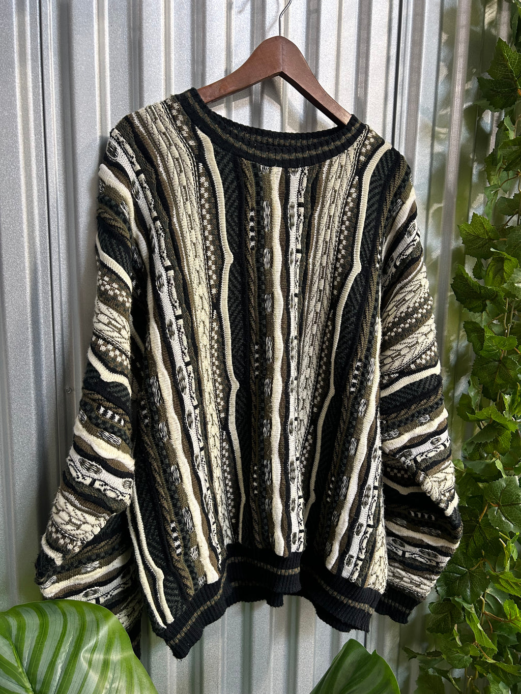 Vintage Coogi Styled Protegé Collection Knit Sweater - Size Large
