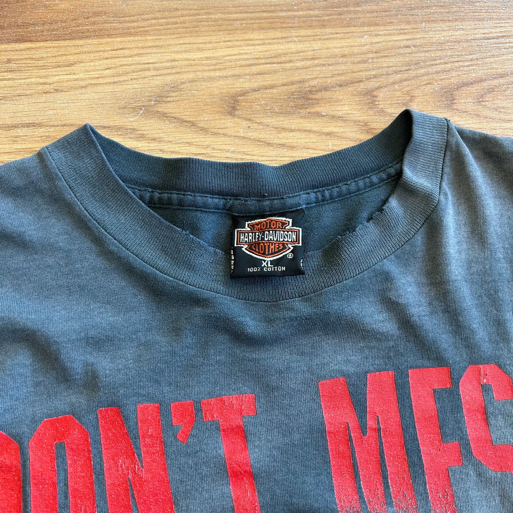 Vintage Harley Davidson Faded & Distressed Tasmanian Devil T-shirt - Size XL