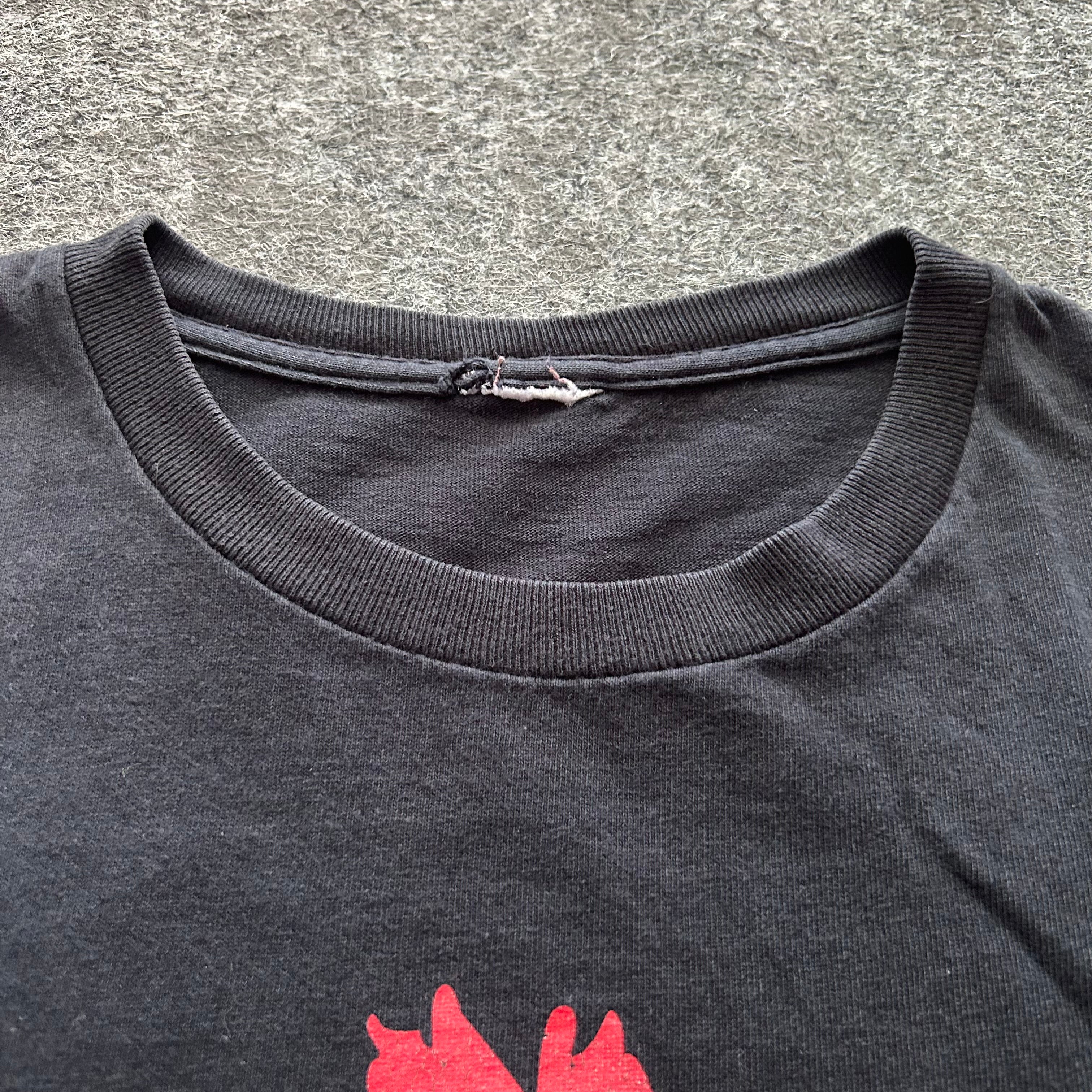 Vintage Anarchy Graphic Black T-shirt
