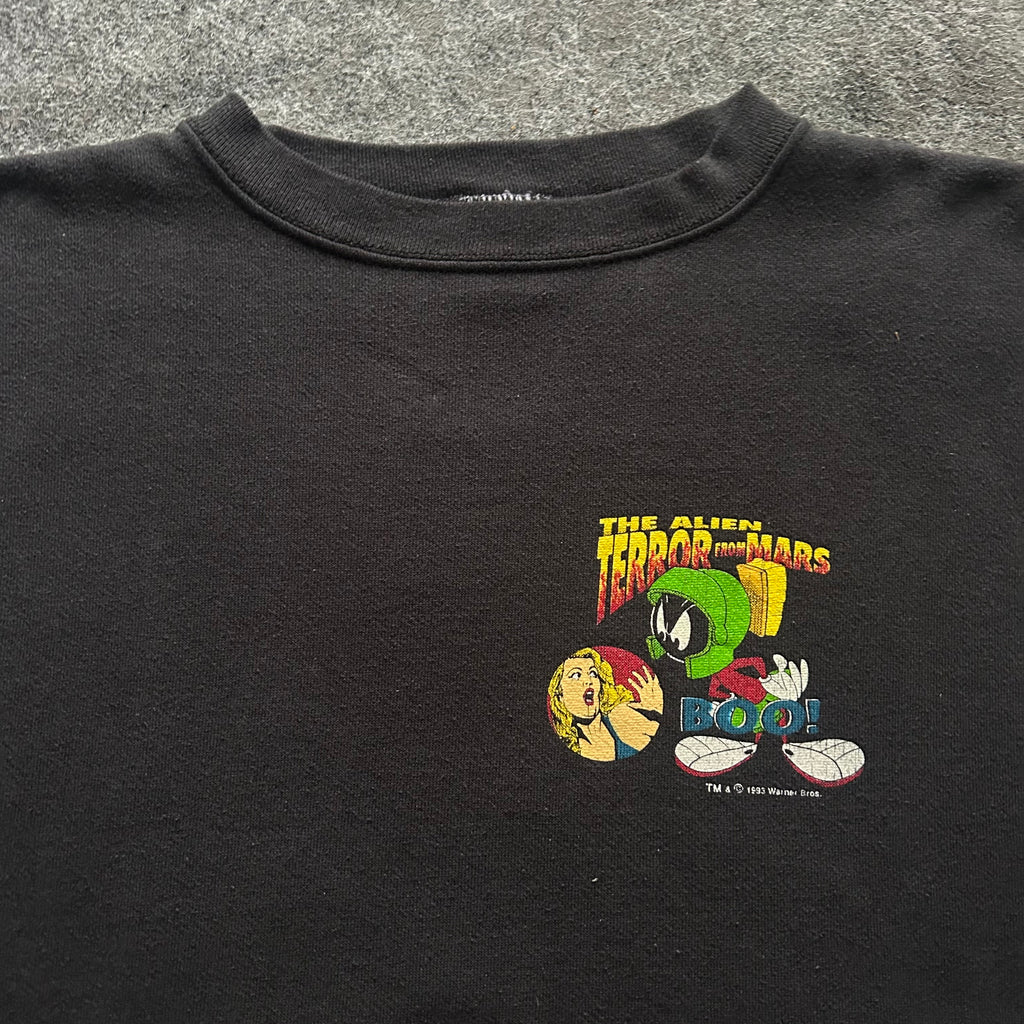 Vintage Alien Terror From Mars Marvin The Martian Crewneck