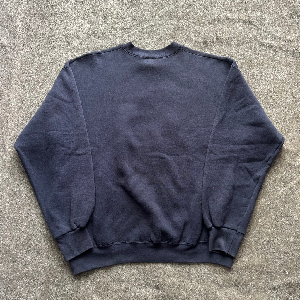 Vintage Nike Air Embroidered Navy Bootleg Crewneck