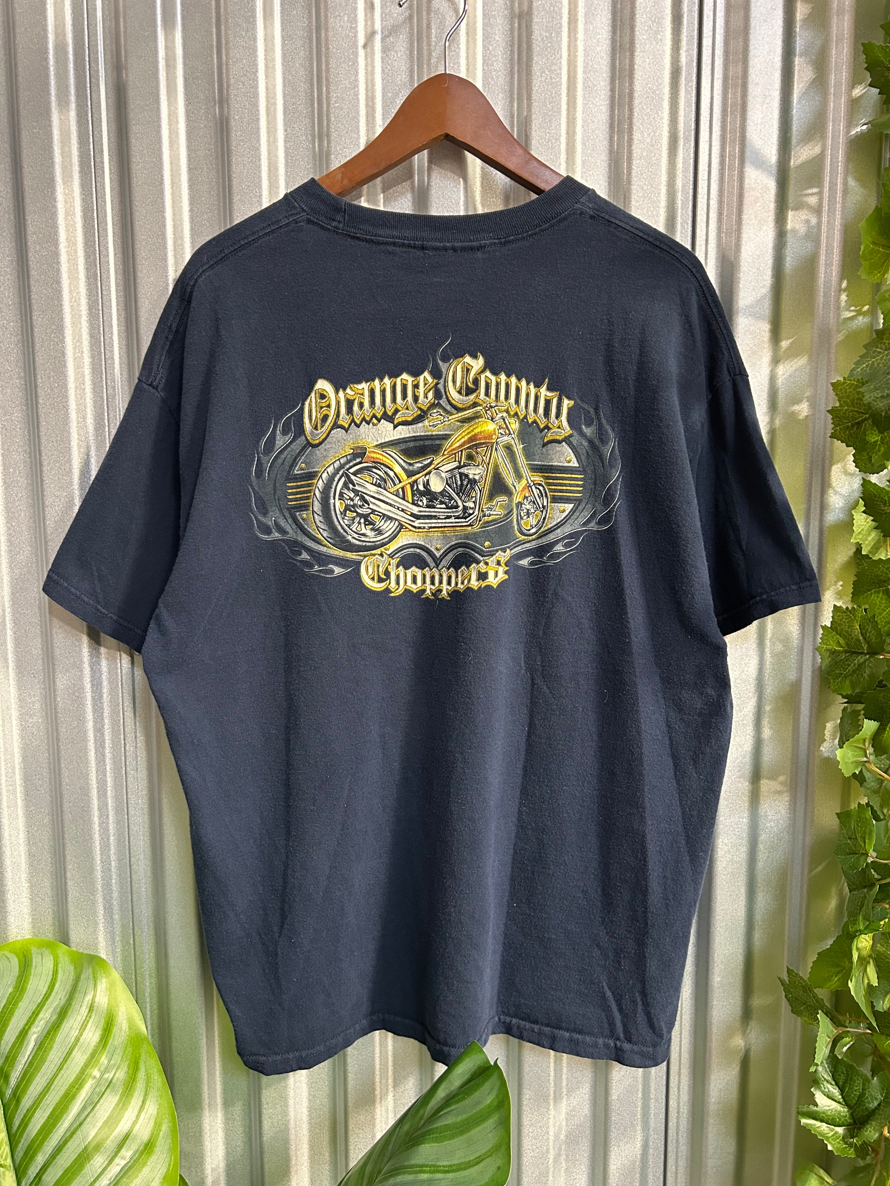 Vintage Orange County Choppers Biker T-shirt - Size Xl