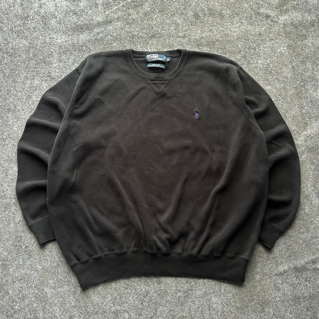 Vintage Polo Ralph Lauren Black Crewneck