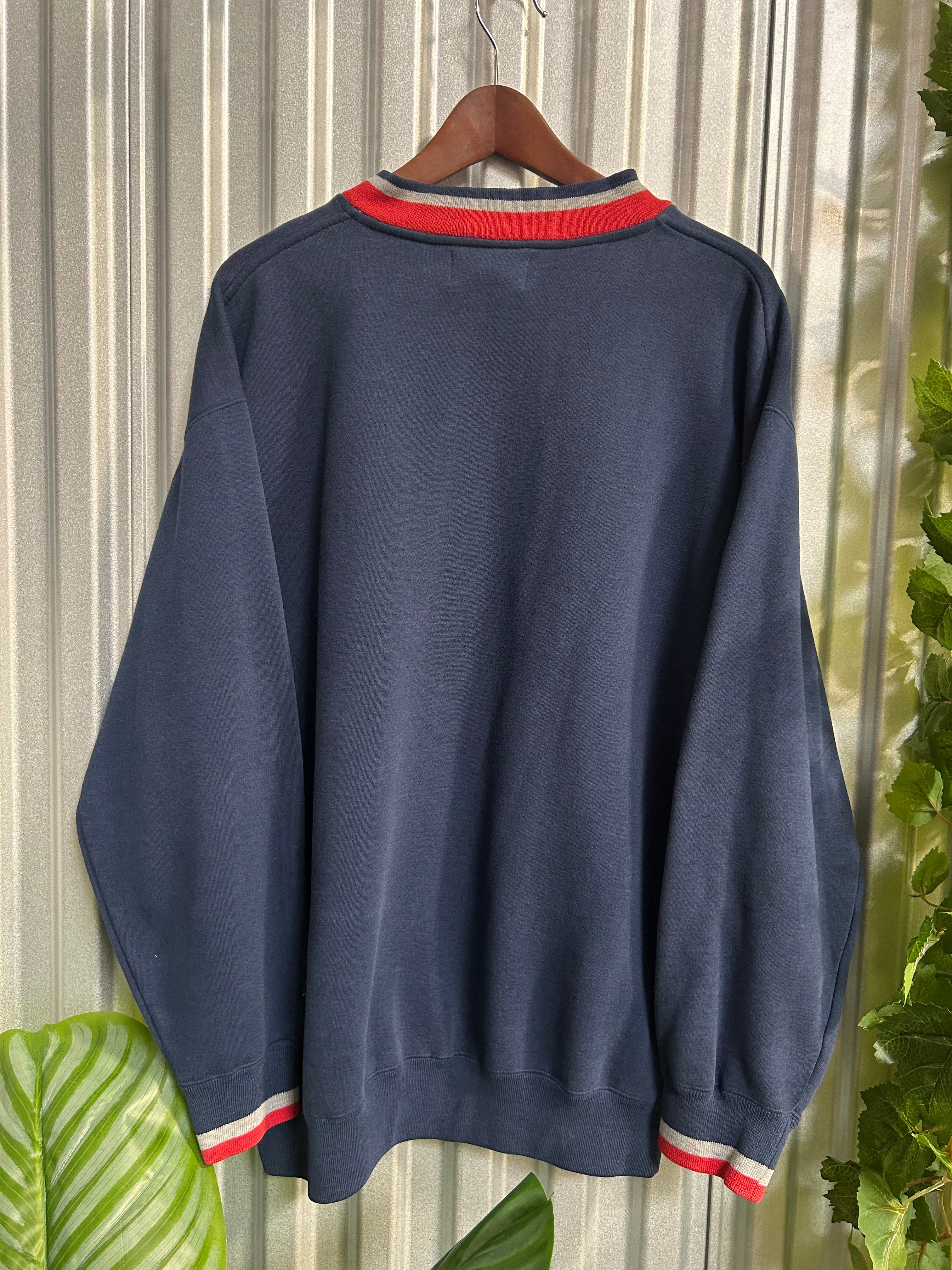 Vintage Cleveland Indians Starter Embroidered Crewneck- Size XL