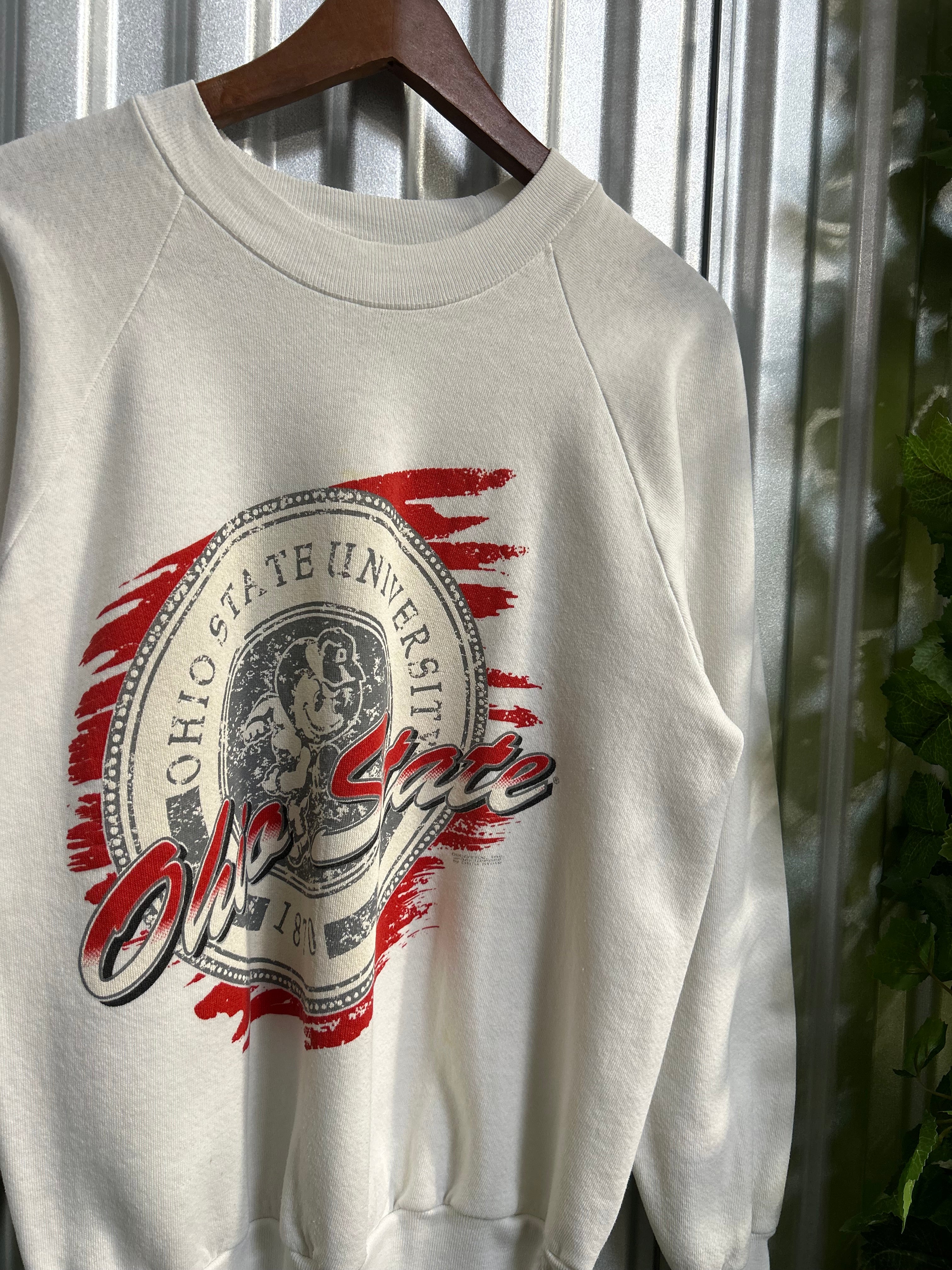 Vintage Ohio State University Graphic Crewneck- Size Medium