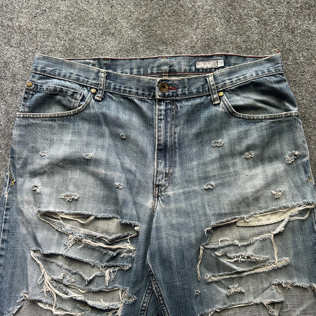 Vintage Thrashed Silvertab Baggy Levi’s Blue Jeans
