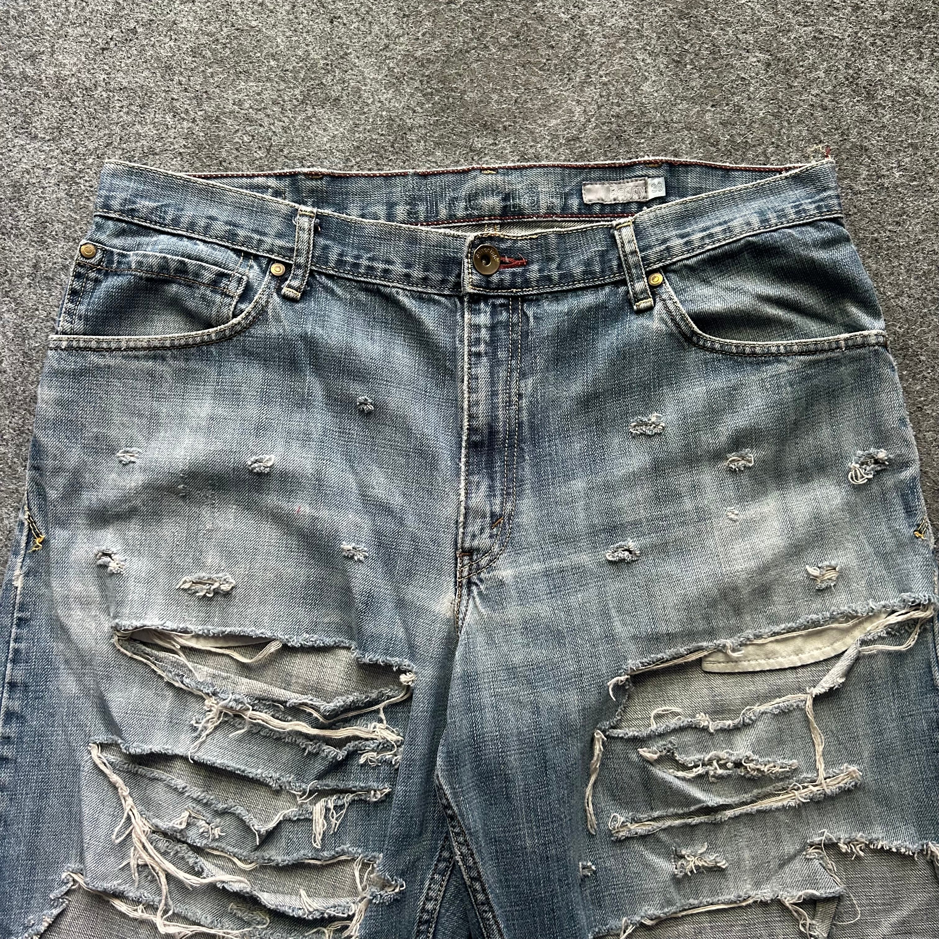 Vintage Thrashed Silvertab Baggy Levi’s Blue Jeans