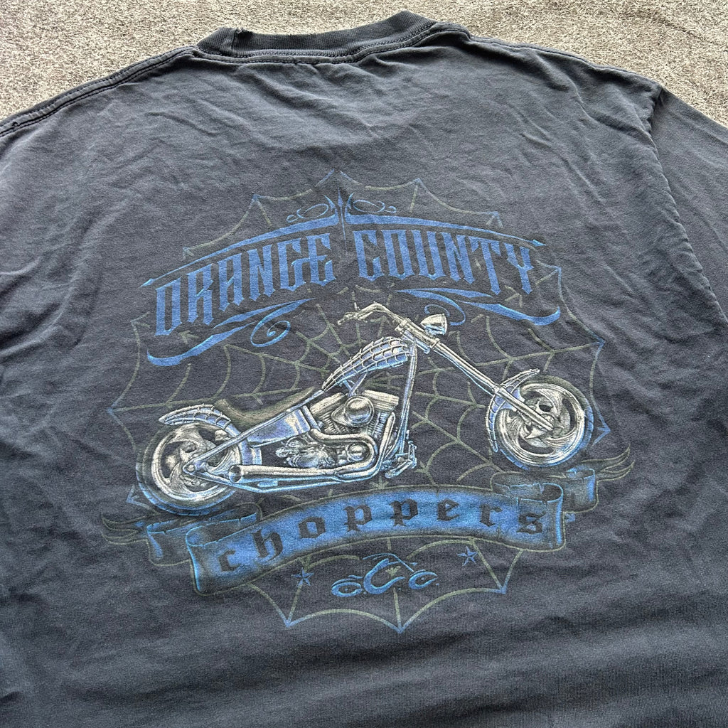 Vintage Orange County Choppers Biker Navy T-shirt