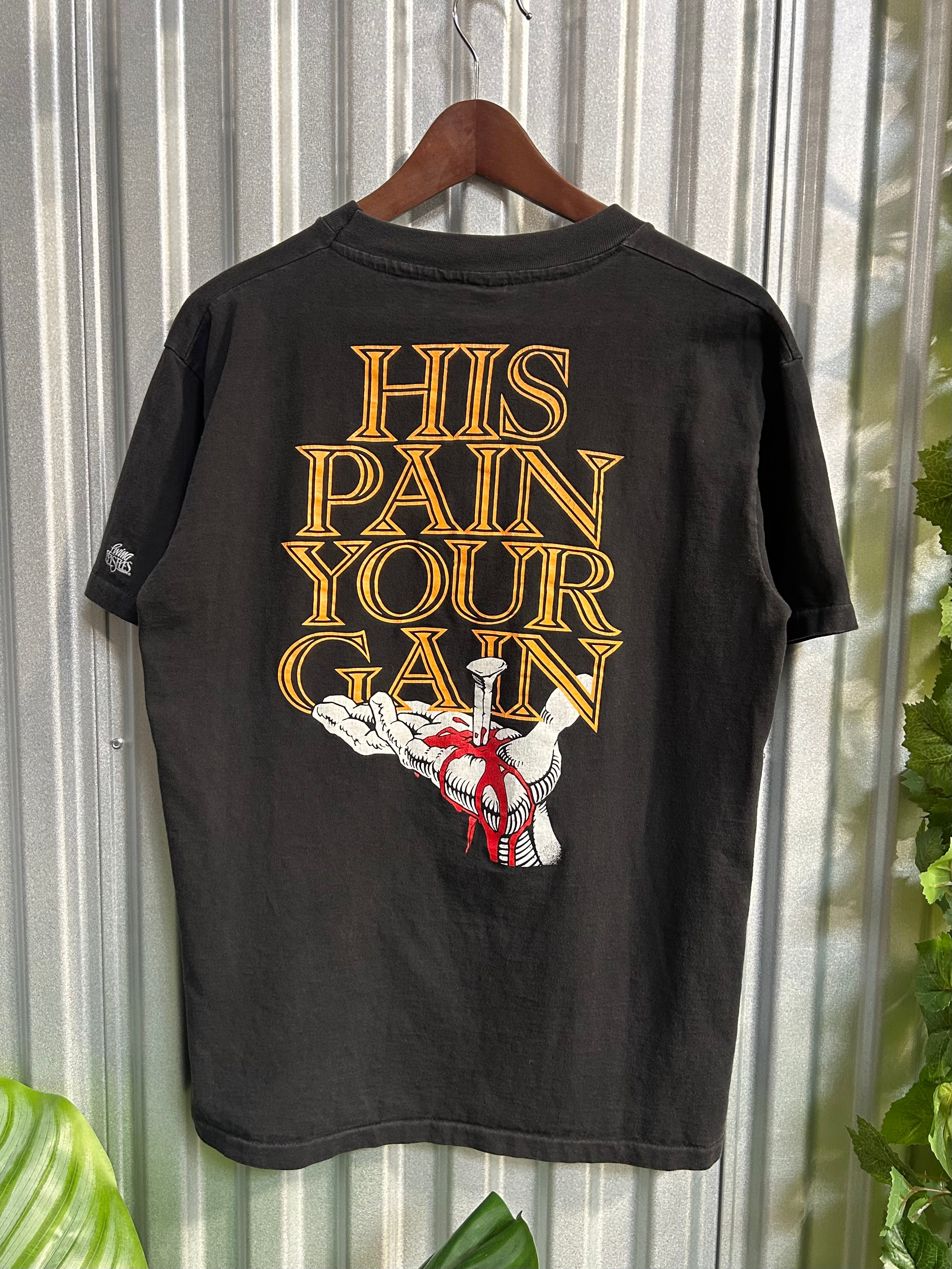 Vintage Lords Gym His Pain Your Gain T-shirt - Size Large