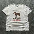 Vintage A Women’s Place Is On Her Ass Bar Parody T-shirt
