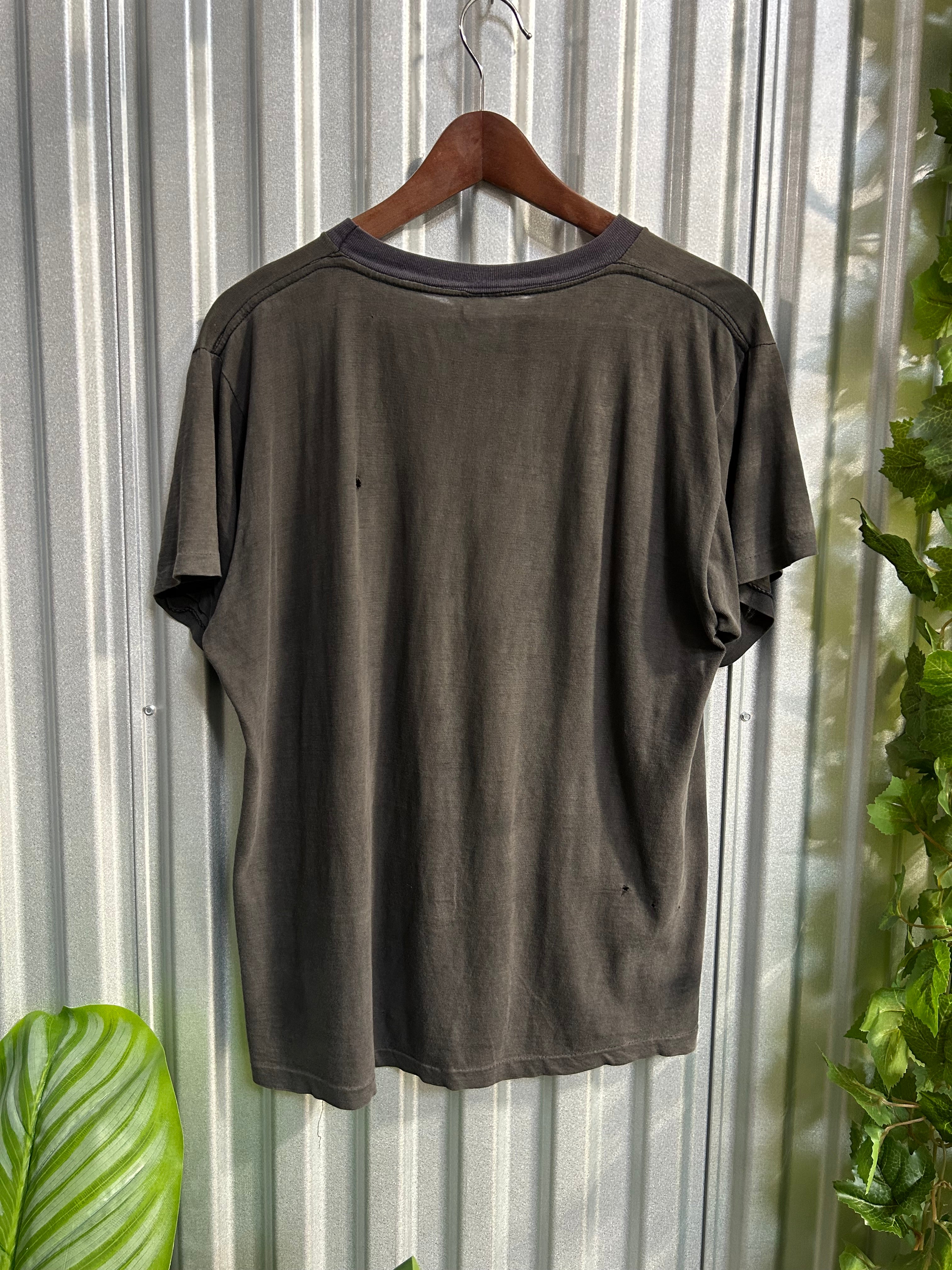 Vintage Ass Kickin Home Grown Distressed T-shirt - Size Large