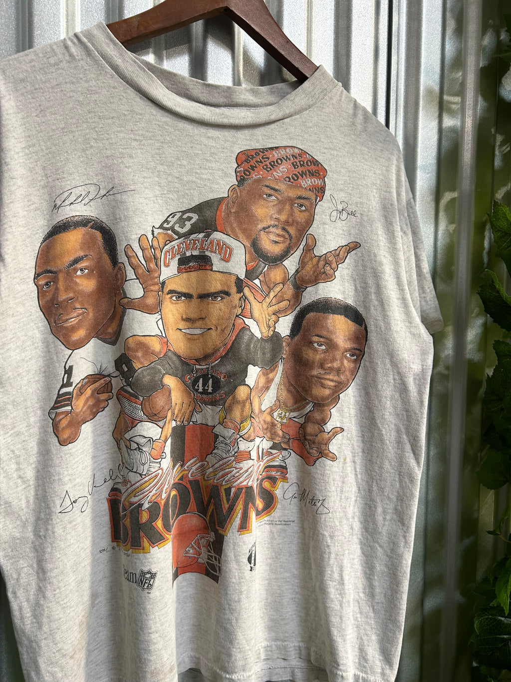 Vintage Cleveland Browns Caricature T-shirt - Size Large