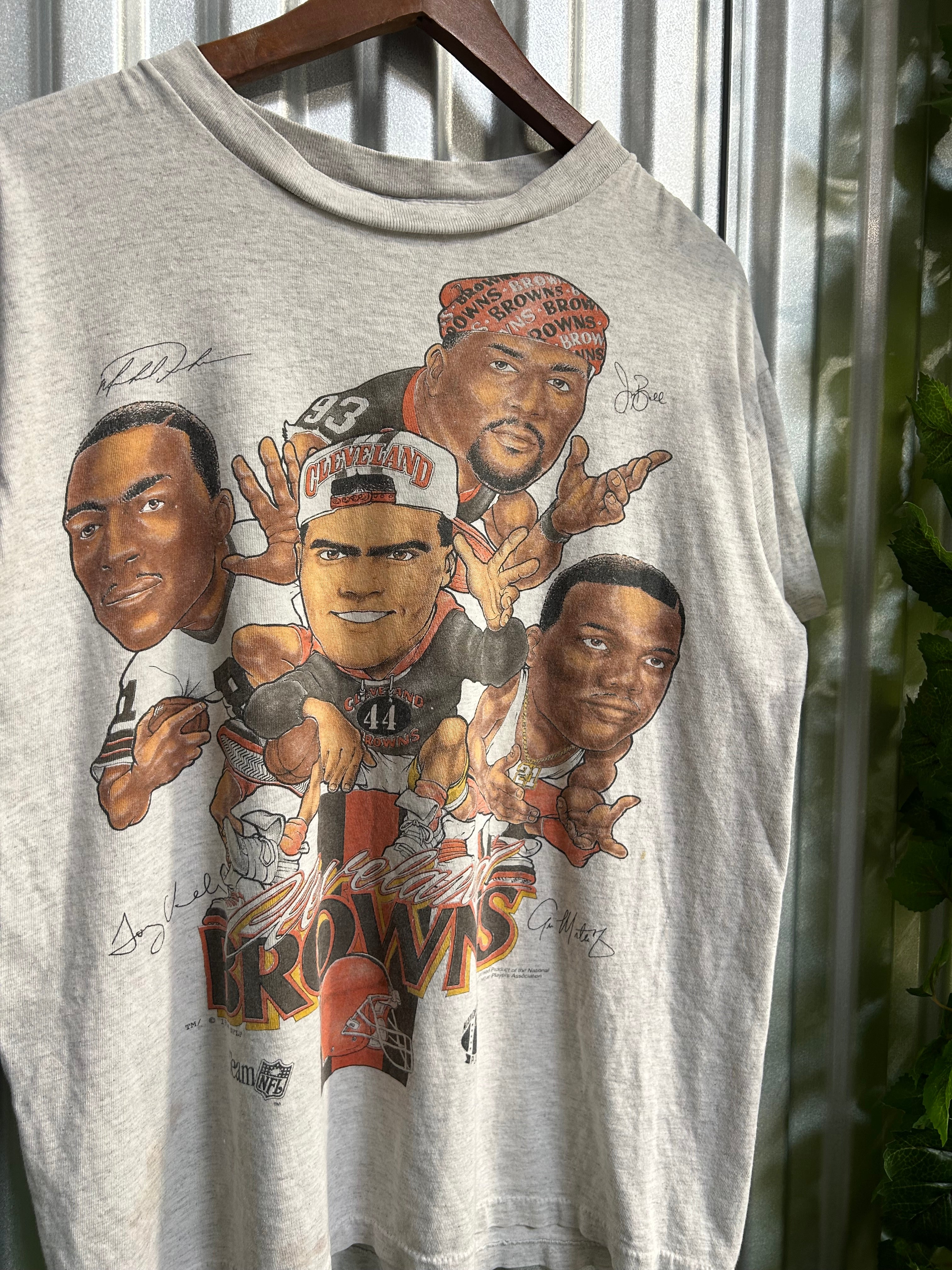 Vintage Cleveland Browns Caricature T-shirt - Size Large