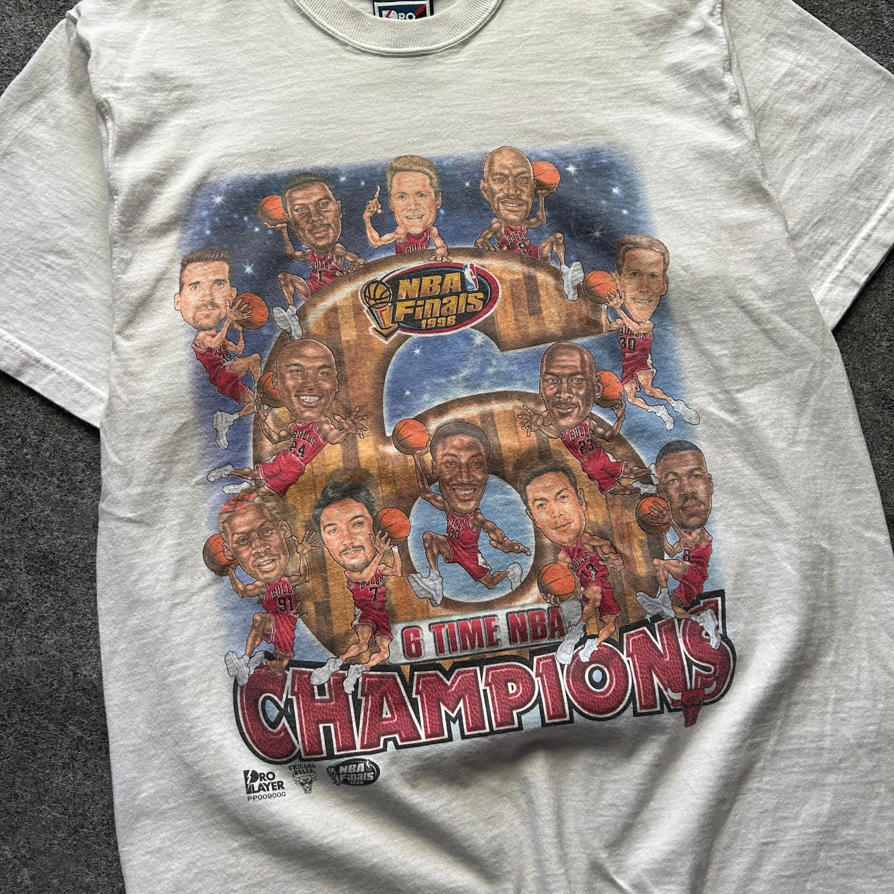 Vintage Chicago Bulls 6 Time Champions T-shirt
