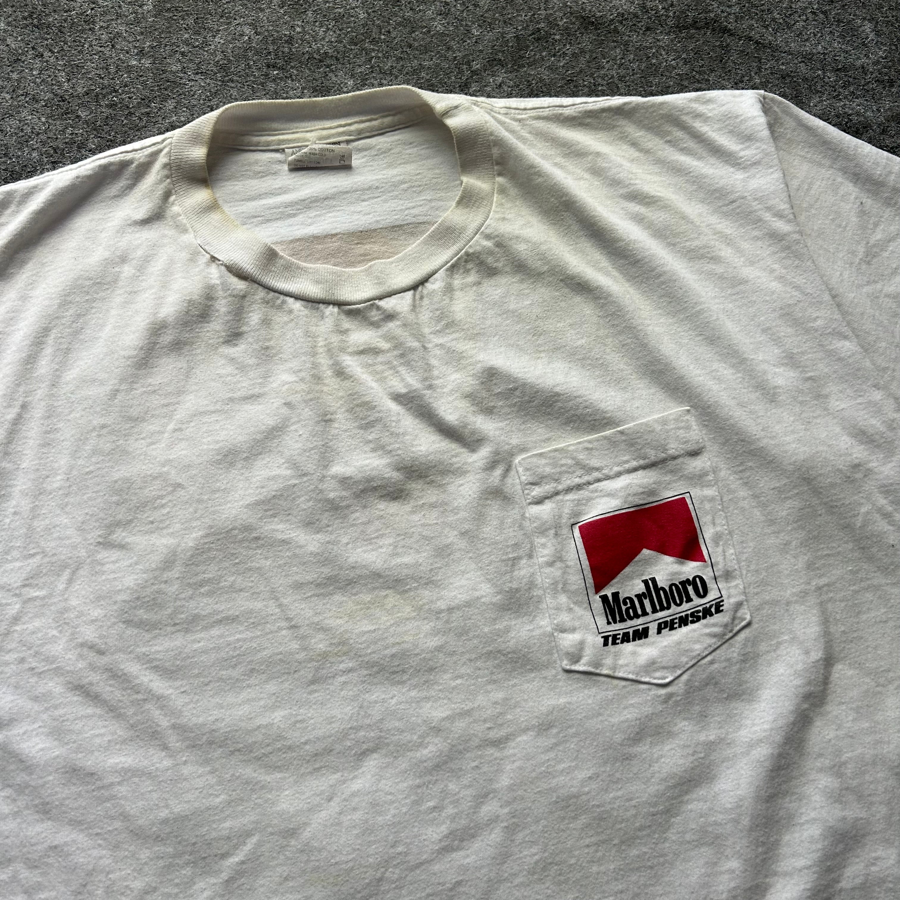 Vintage Marlboro Mid-Ohio Racing Pocket T-shirt