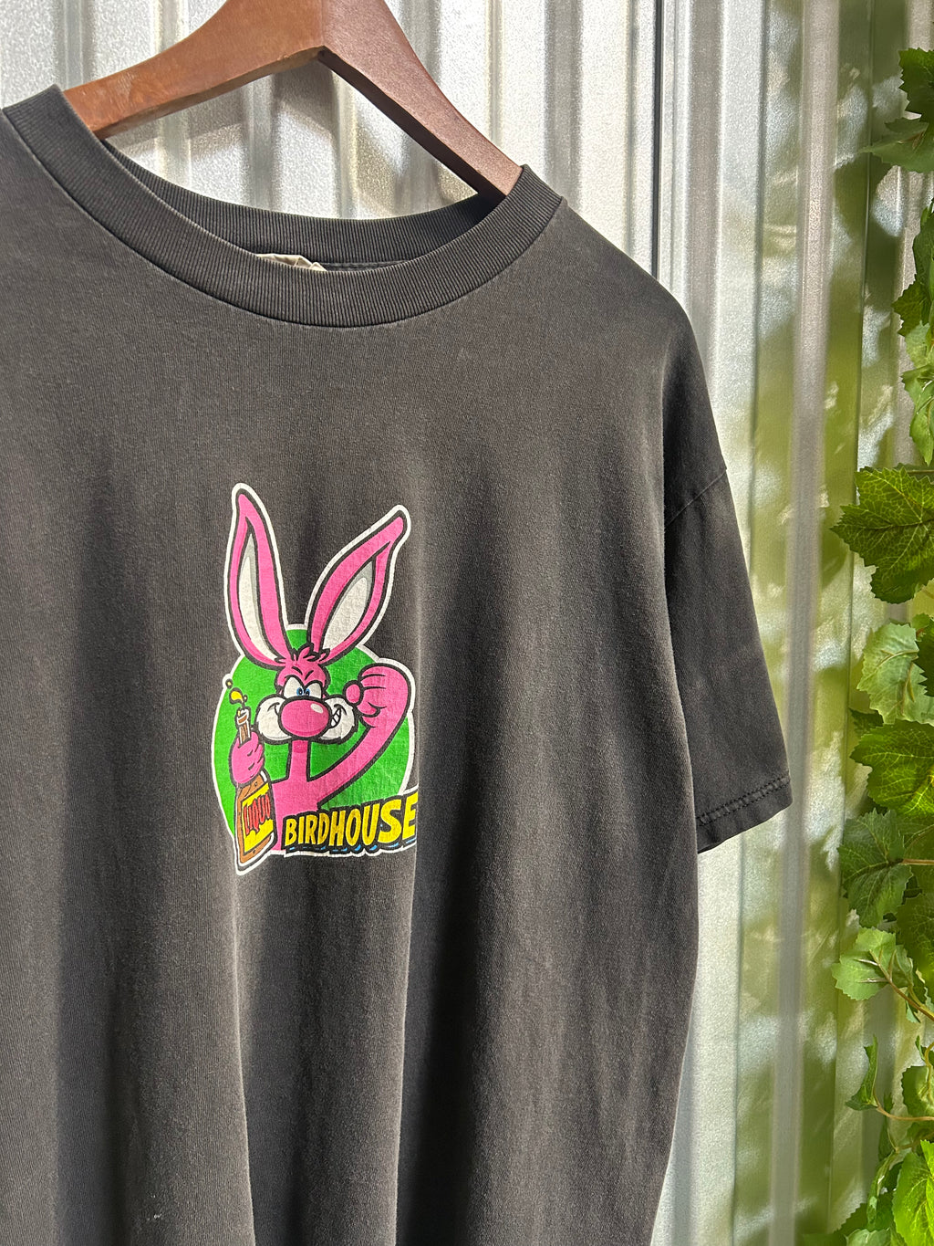 Vintage Birdhouse Skateboards Drunken Bunny T-shirt - Size Large