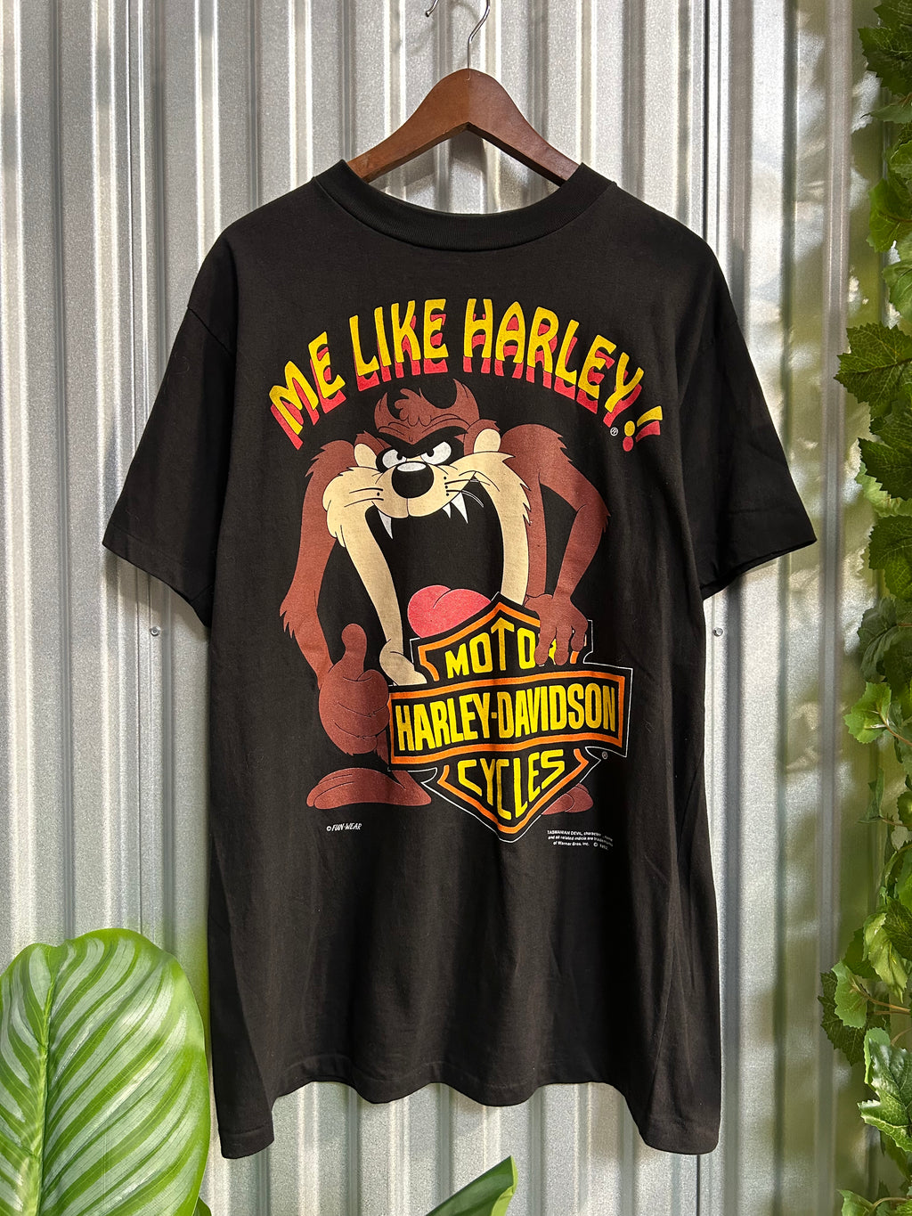 Vintage Harley Davidson Tasmanian Devil T-shirt - Size Large