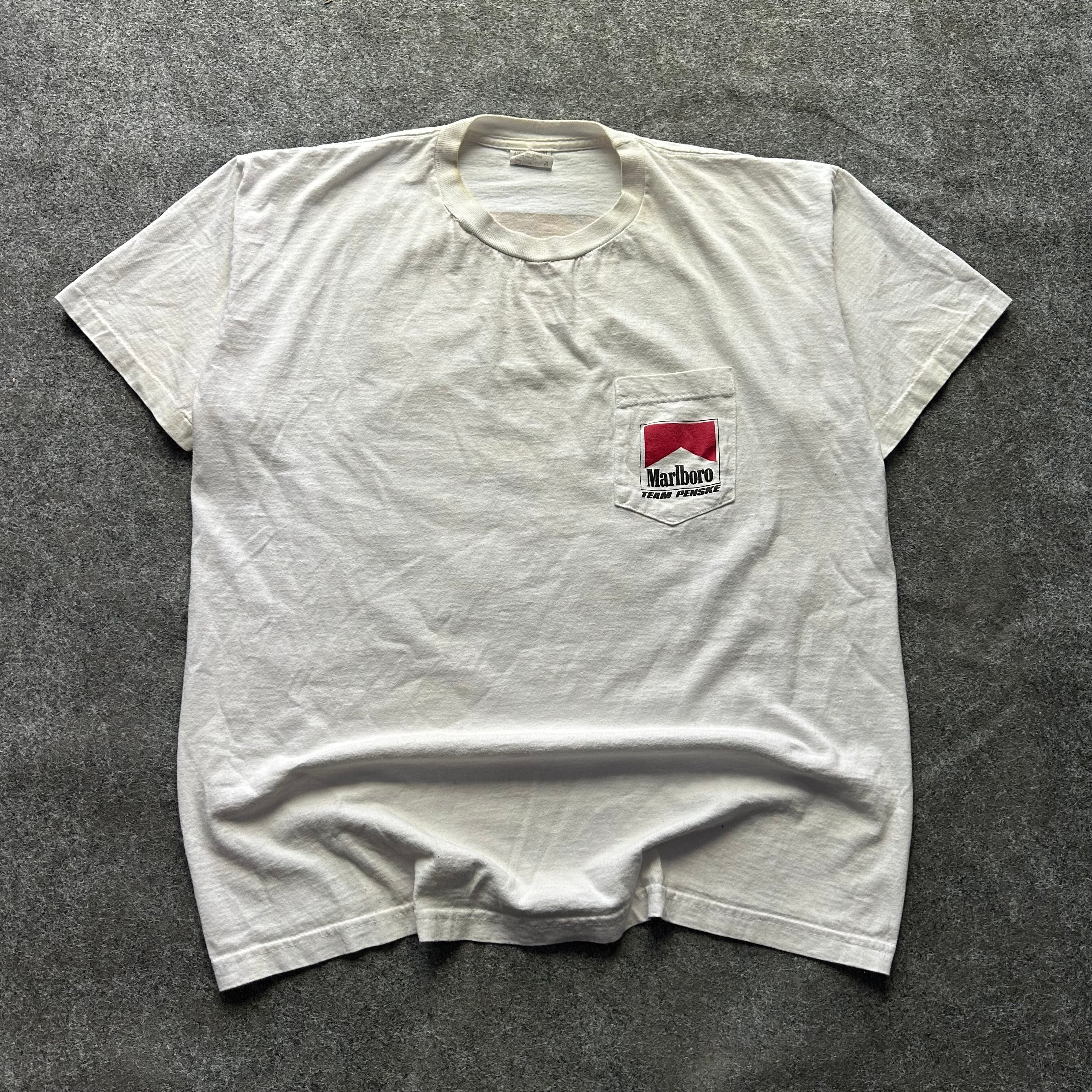 Vintage Marlboro Mid-Ohio Racing Pocket T-shirt