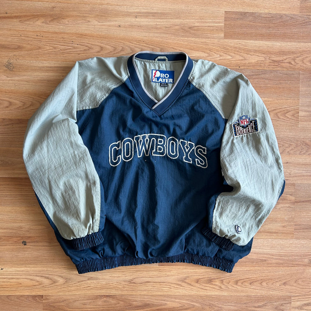 Vintage Dallas Cowboys Pro Player Windbreaker Jacket - Size XL