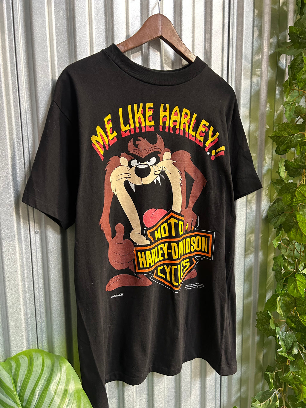 Vintage Harley Davidson Tasmanian Devil T-shirt - Size Large