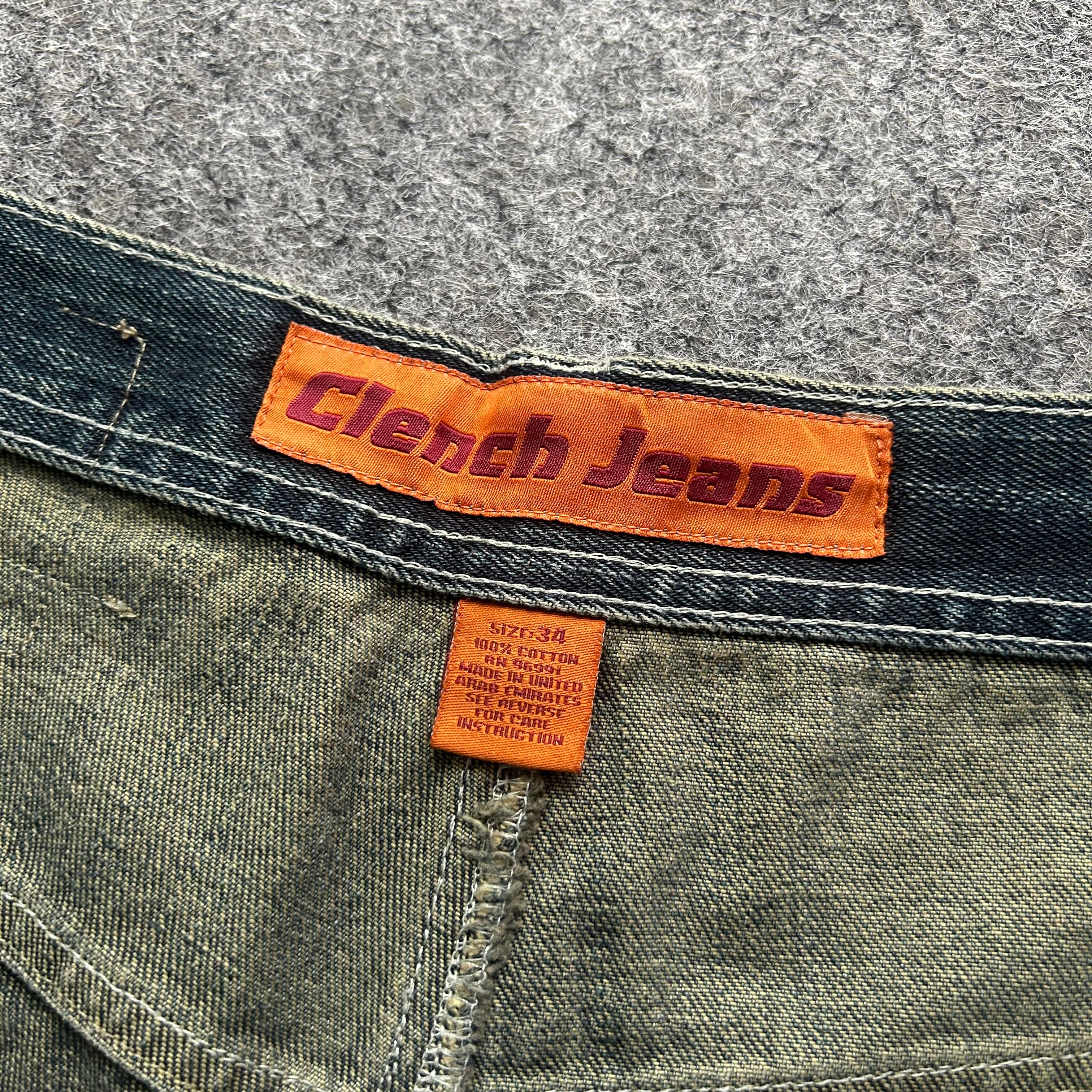 Vintage Y2K Baggy Clench Jeans Jorts