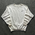Vintage Nike Swoosh White Crewneck