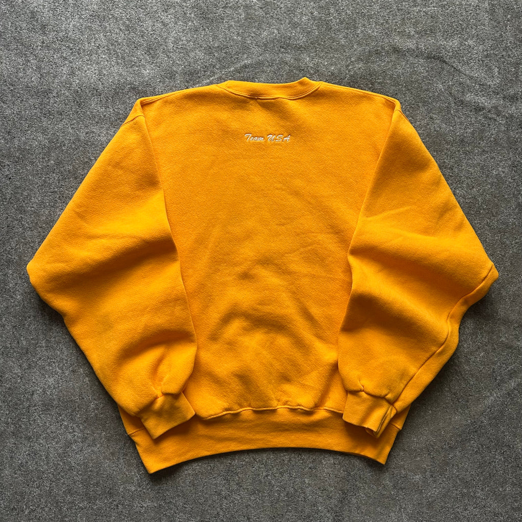 Vintage Olympics Team U.S.A. Yellow Crewneck