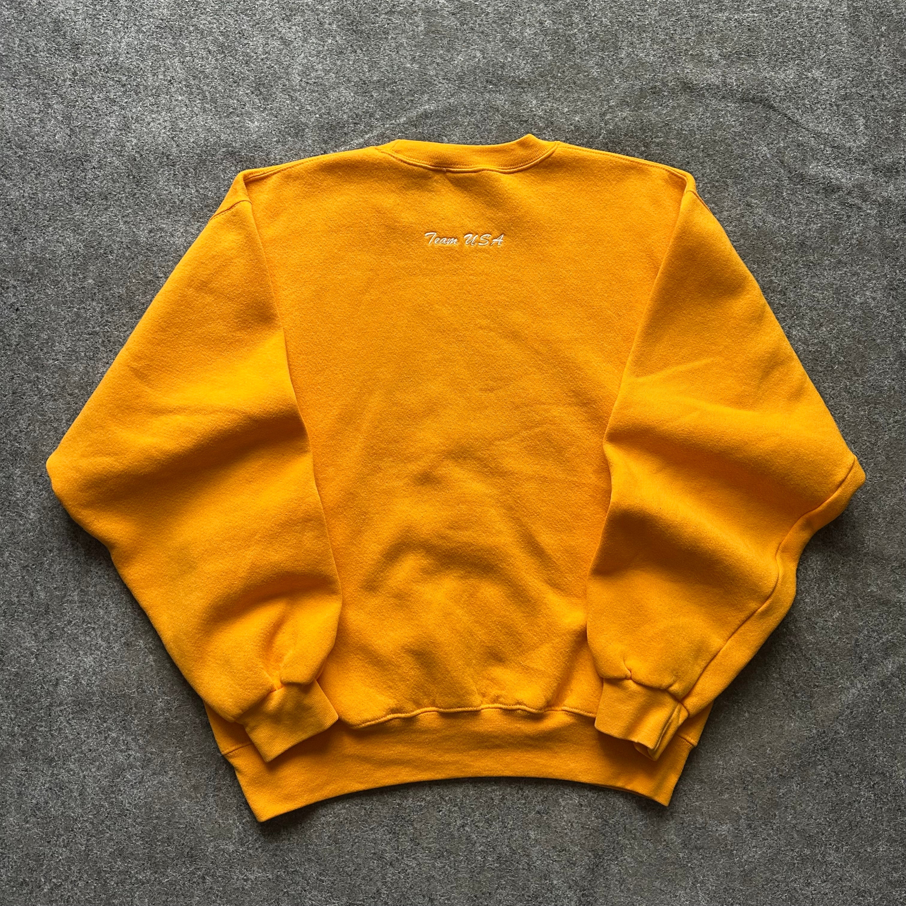 Vintage Olympics Team U.S.A. Yellow Crewneck