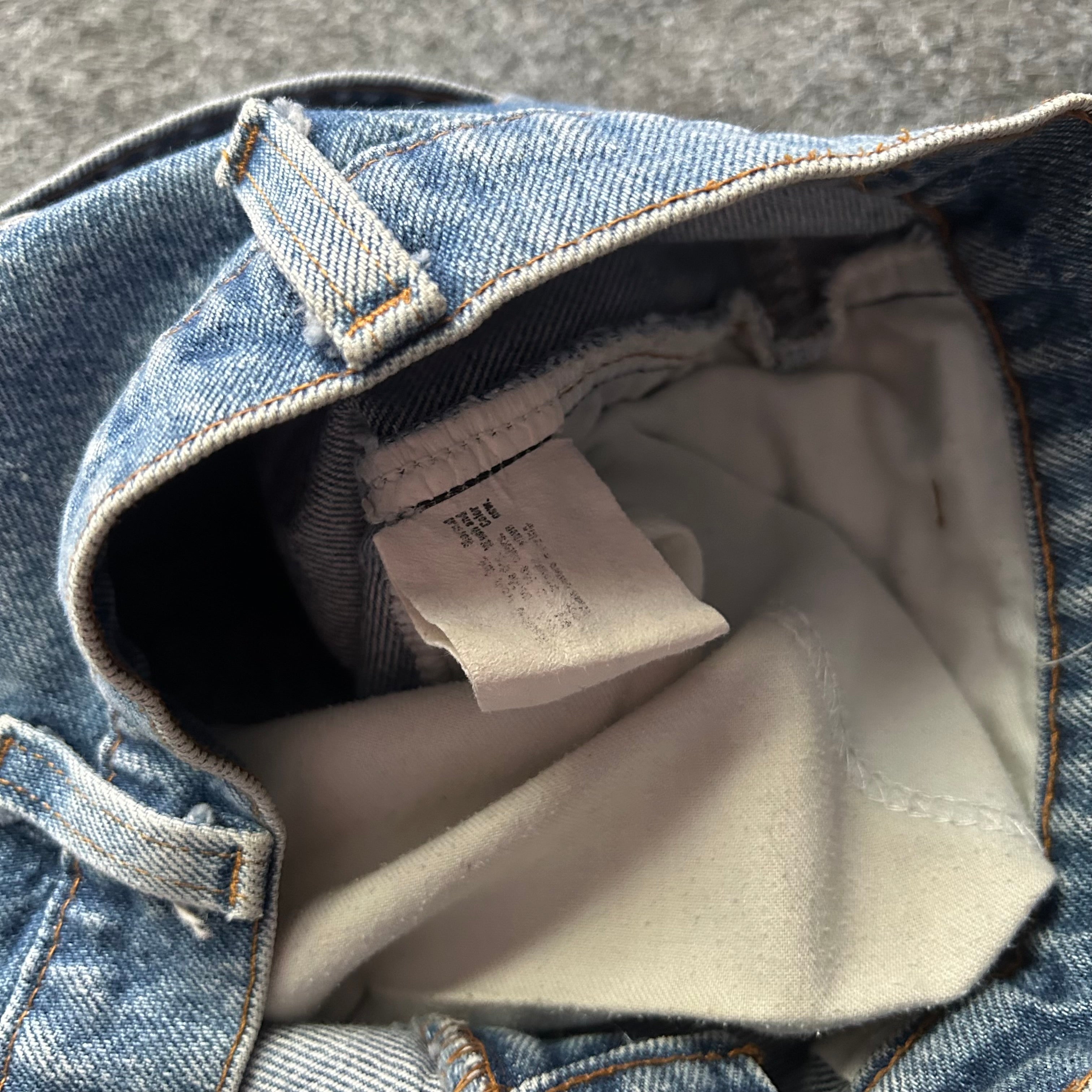 Vintage Faded Blue Levi’s Orange Tab Jeans