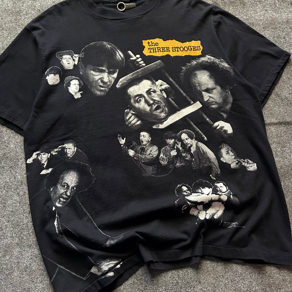 Vintage The Three Stooges AOP Wrap Around T-shirt