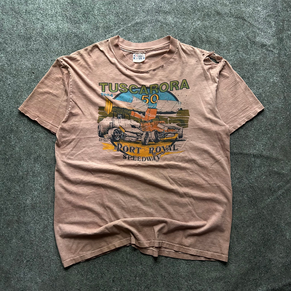Vintage Thrashed Tuscarora Speedway T-shirt