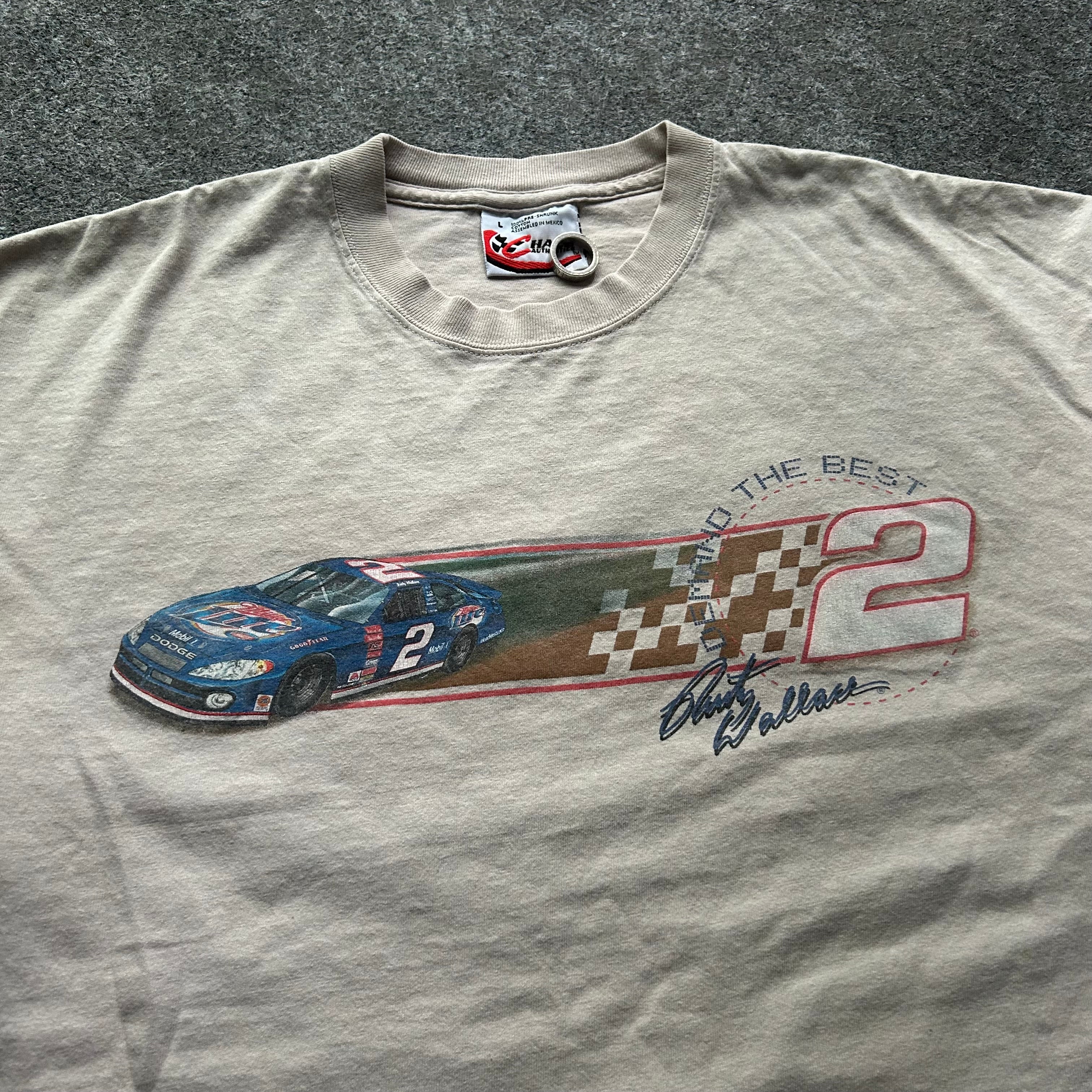 Vintage Rusty Wallace Committed 2 Excellence NASCAR T-shirt