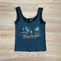 Vintage Harley Davidson 3D Emblem Women’s Tank Top - Size Small