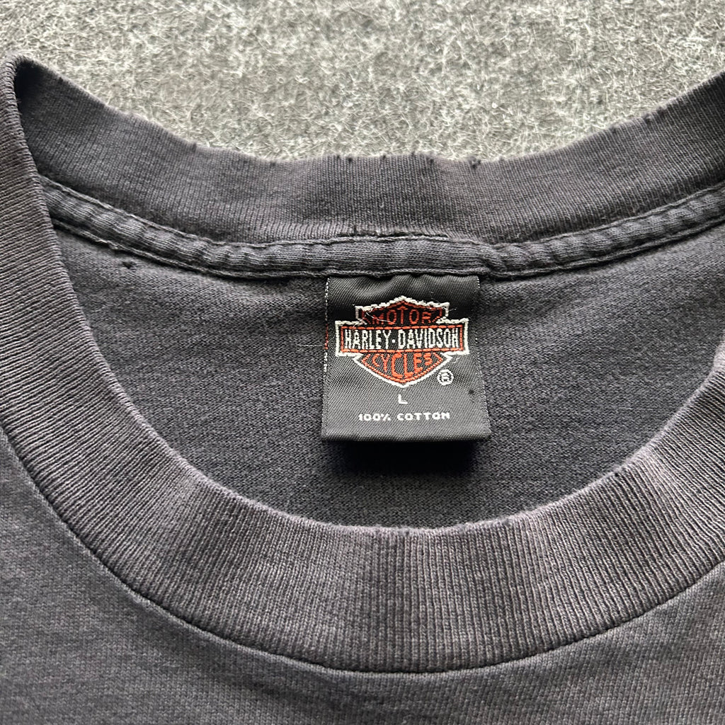 Vintage Harley Davidson Call Of The Wild Wolf T-shirt