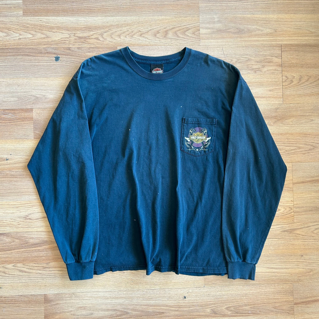 Vintage Harley Davidson Bahamas Long Sleeve Shirt - Size XL