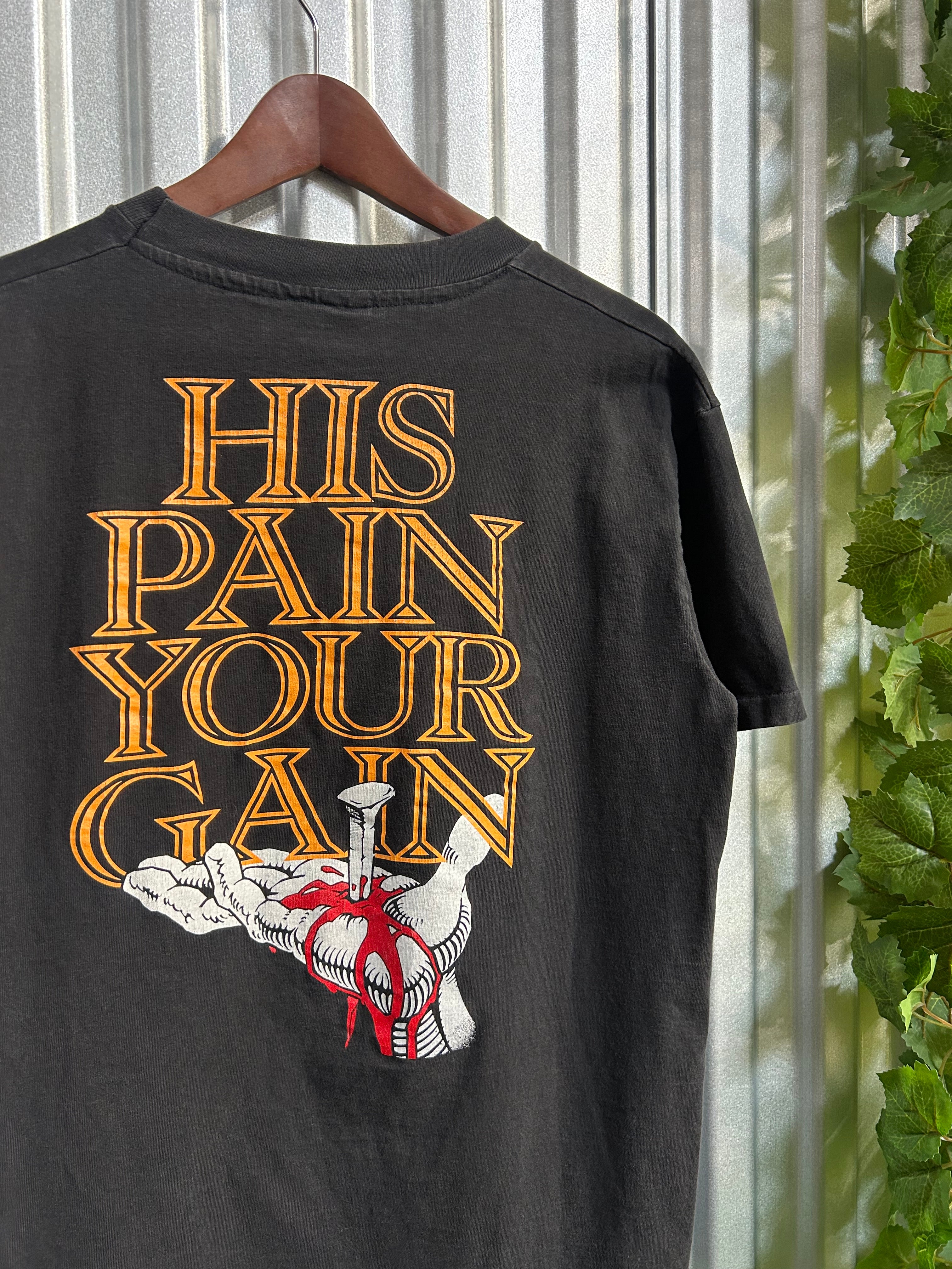 Vintage Lords Gym His Pain Your Gain T-shirt - Size Large