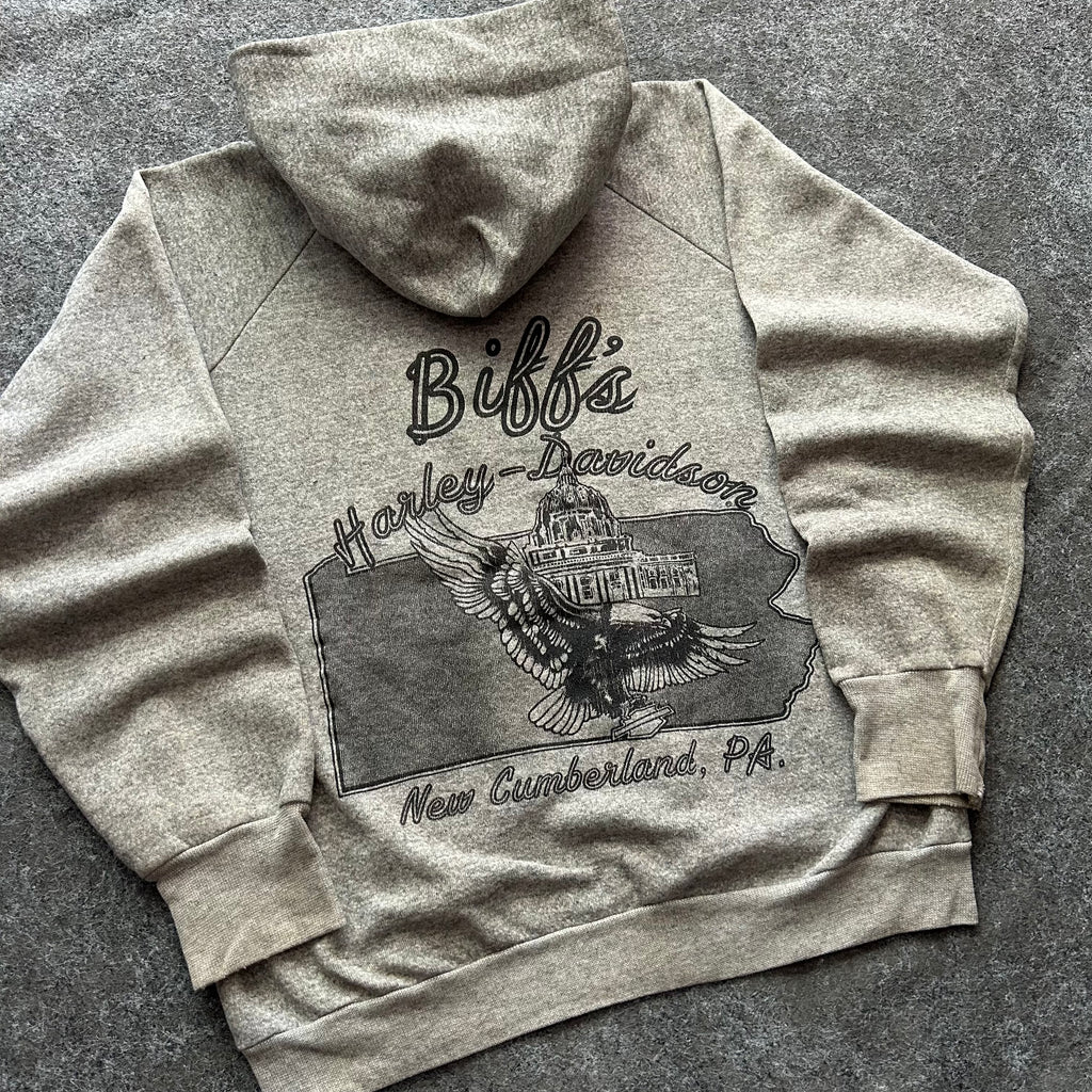 Vintage Harley Davidson 3D Emblem Hoodie