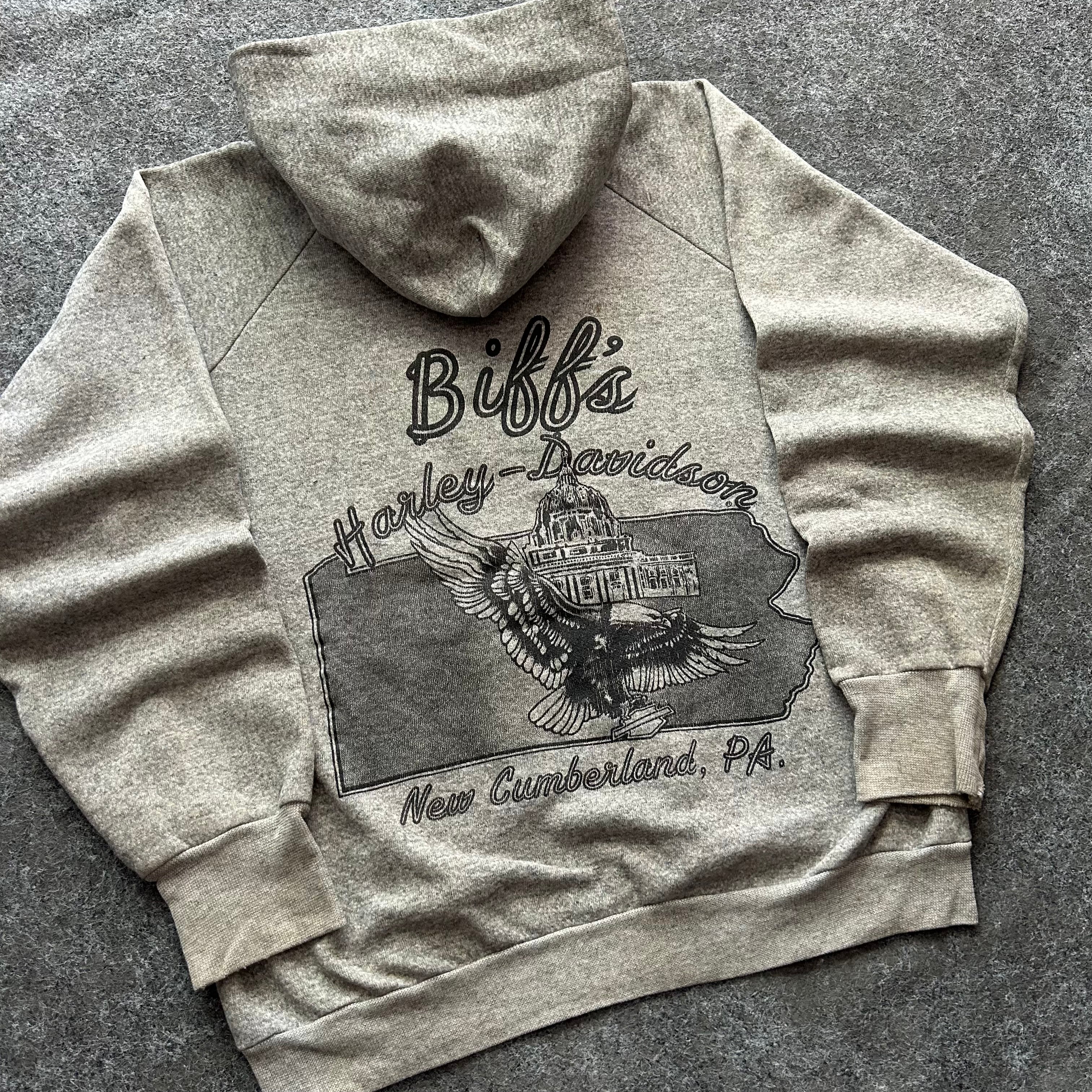 Vintage Harley Davidson 3D Emblem Hoodie