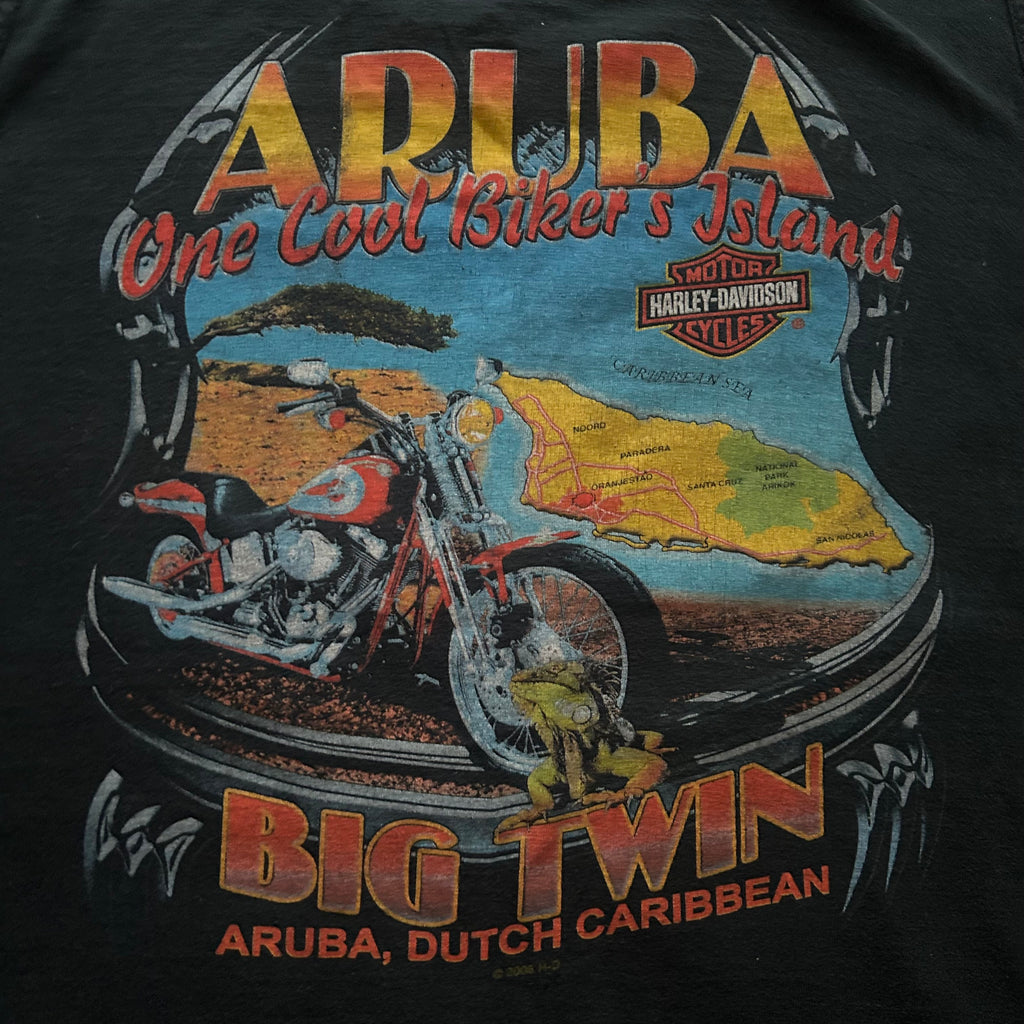 Vintage Harley Davidson Aruba Tank Top Shirt