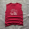 Vintage Harley Davidson 3D Emblem Hog Cut Off T-shirt