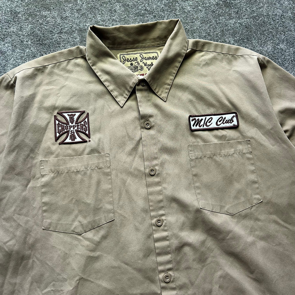 Vintage West Coast Choppers Button Up Shirt