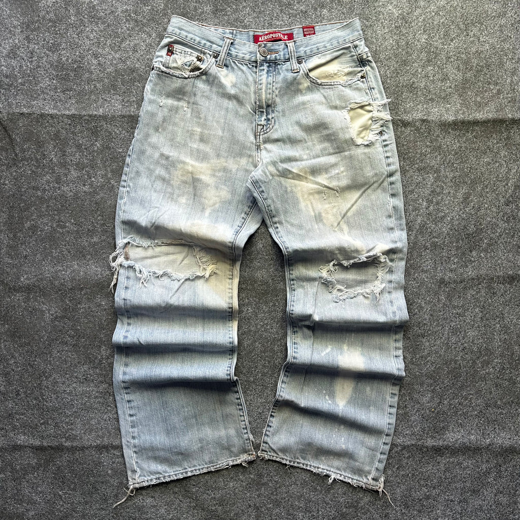 Vintage Distressed Aeropostale Bootcut Jeans