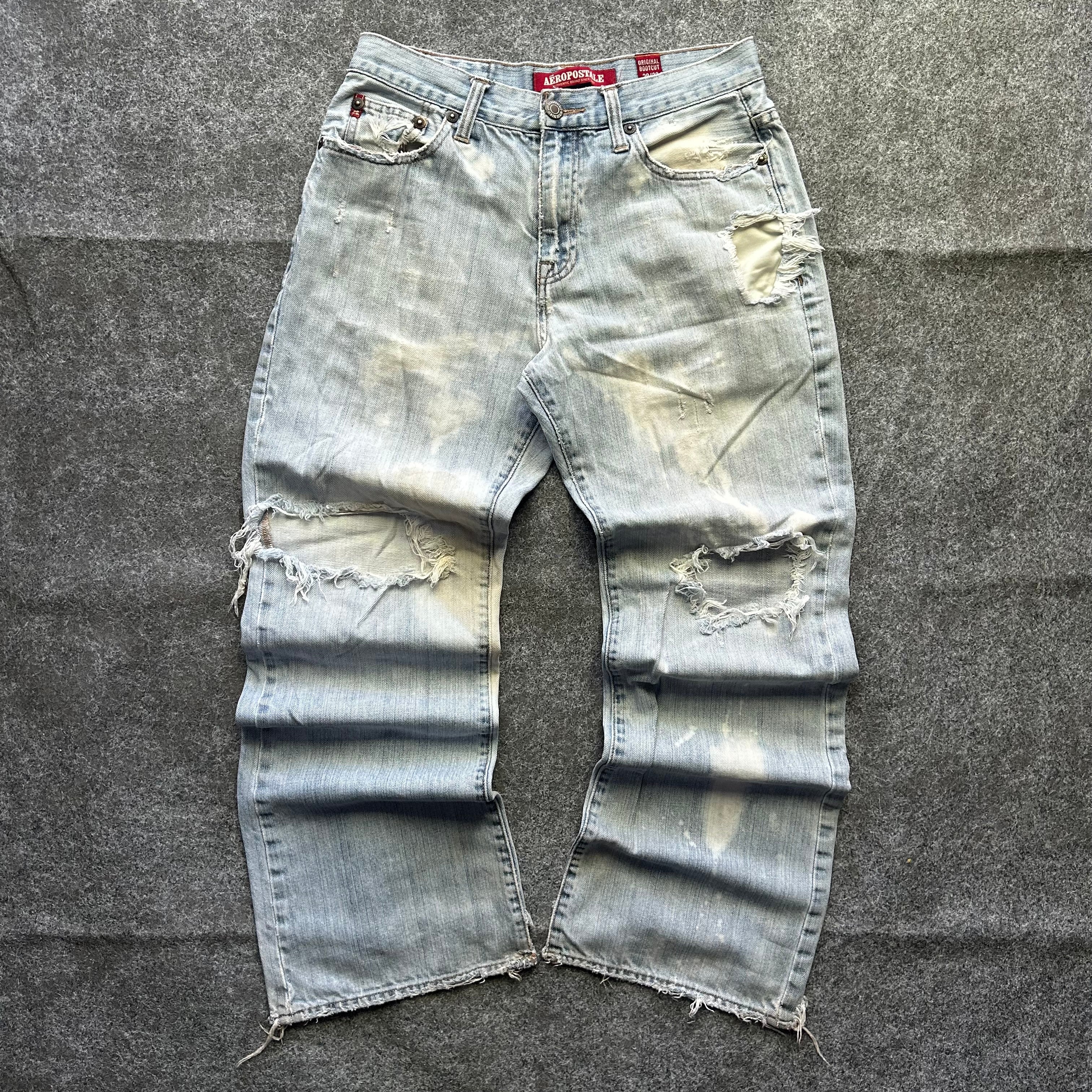 Vintage Distressed Aeropostale Bootcut Jeans