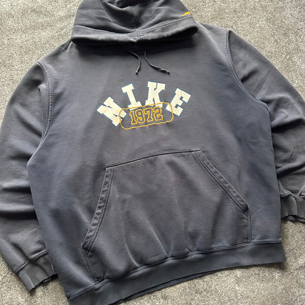 Vintage Nike Faded Navy Blue Hoodie