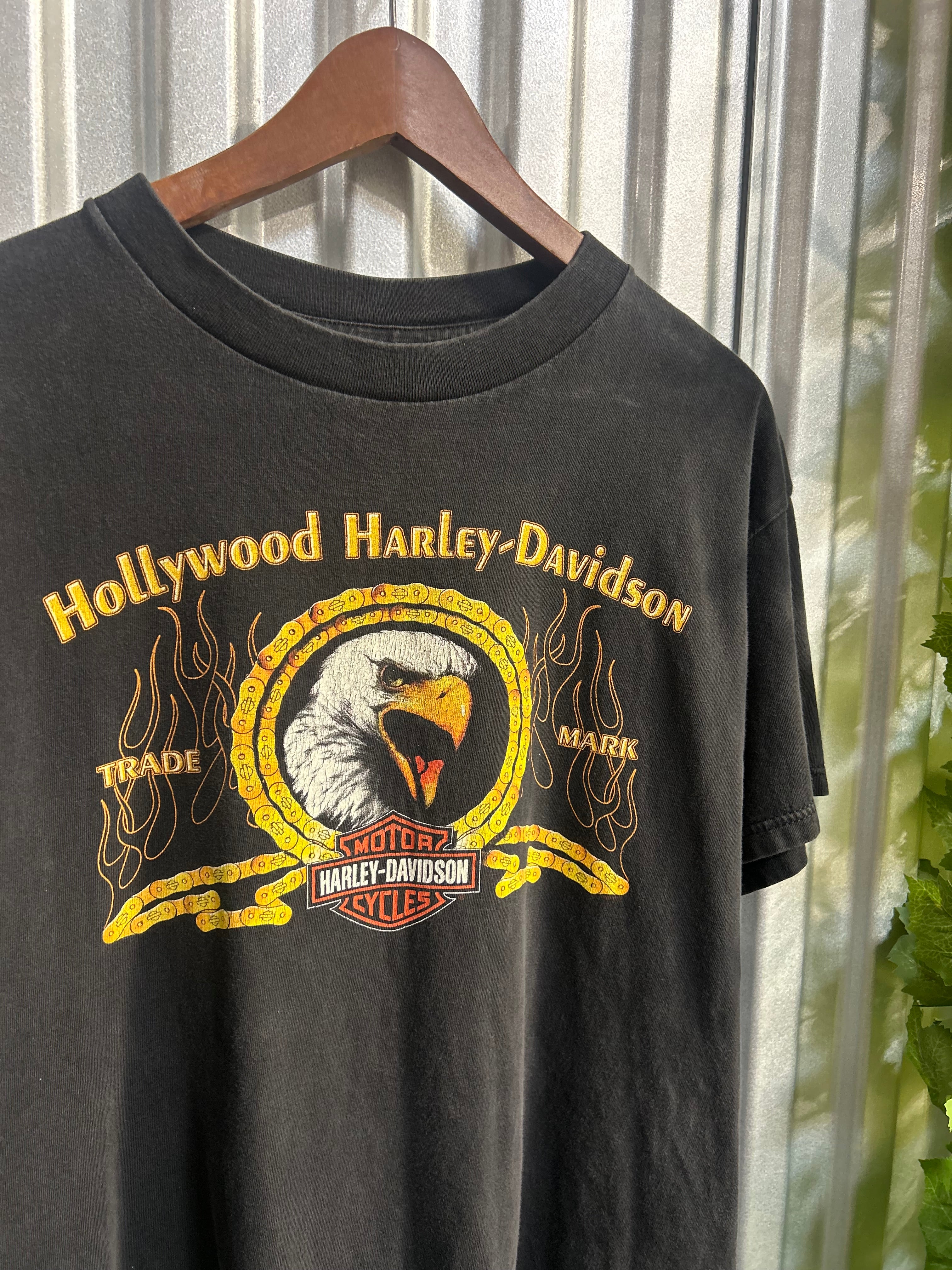 Vintage Harley Davidson Hollywood, California “Lion” T-shirt - Size Large
