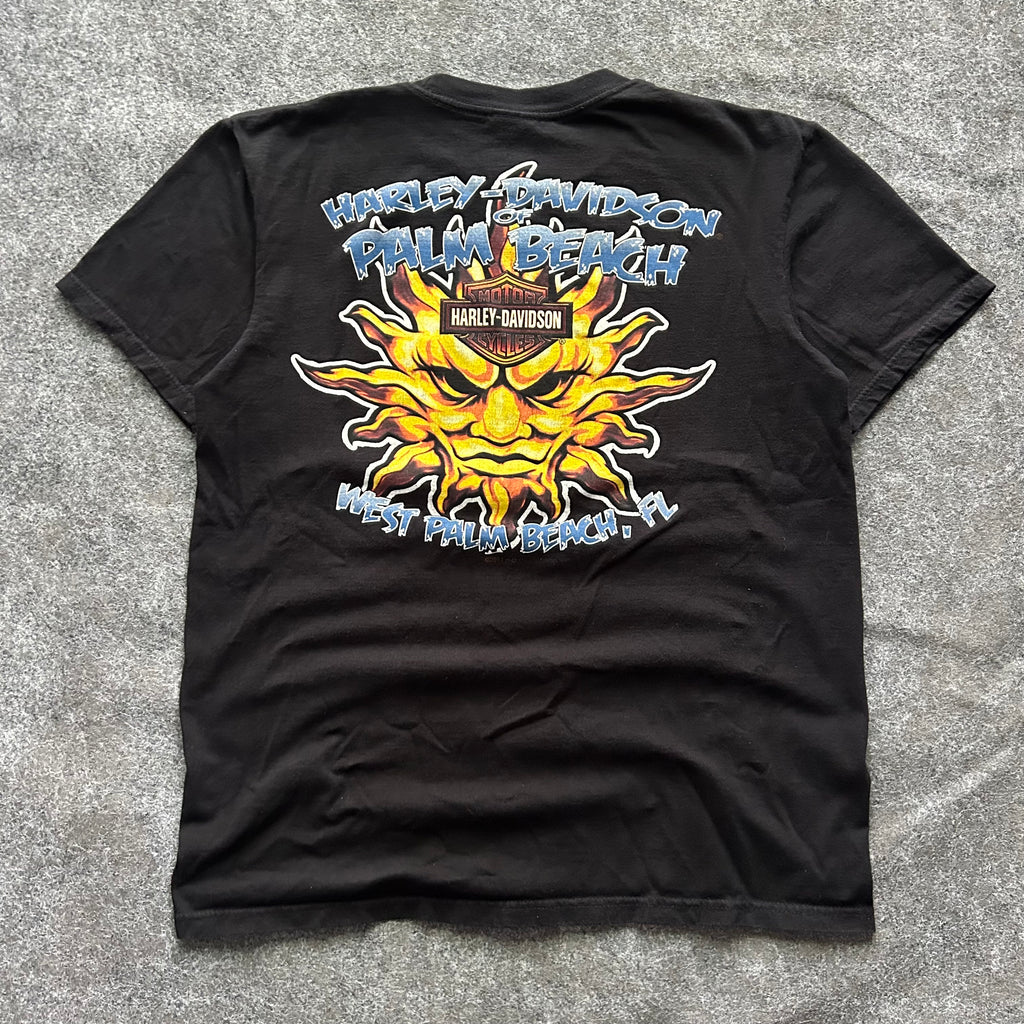 Vintage Harley Davidson Palm Beach Florida T-shirt