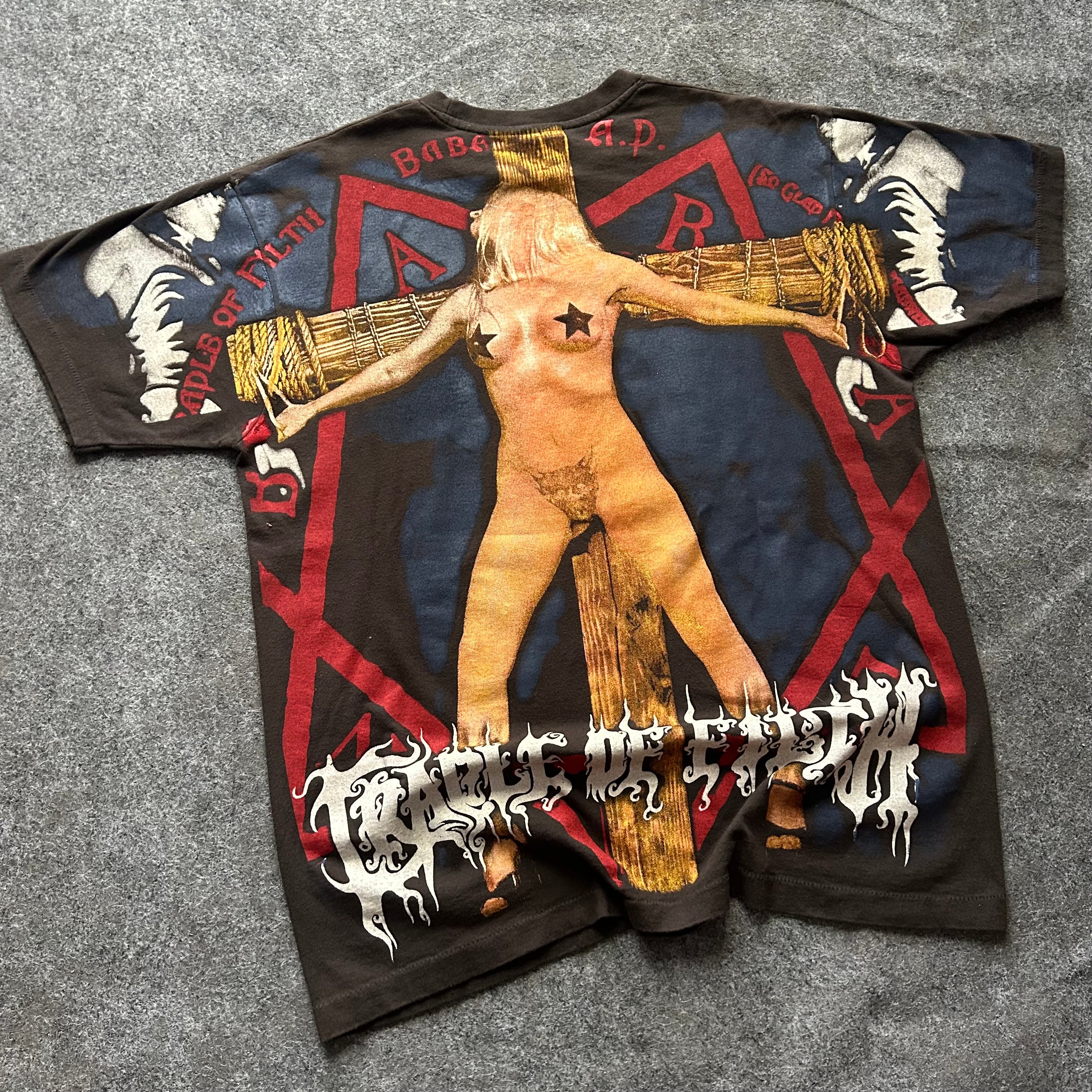 Vintage Cradle Of Filth AOP Band T-shirt