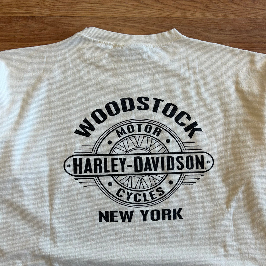 Vintage Harley Davidson Center Wing T-shirt - Size 2XL