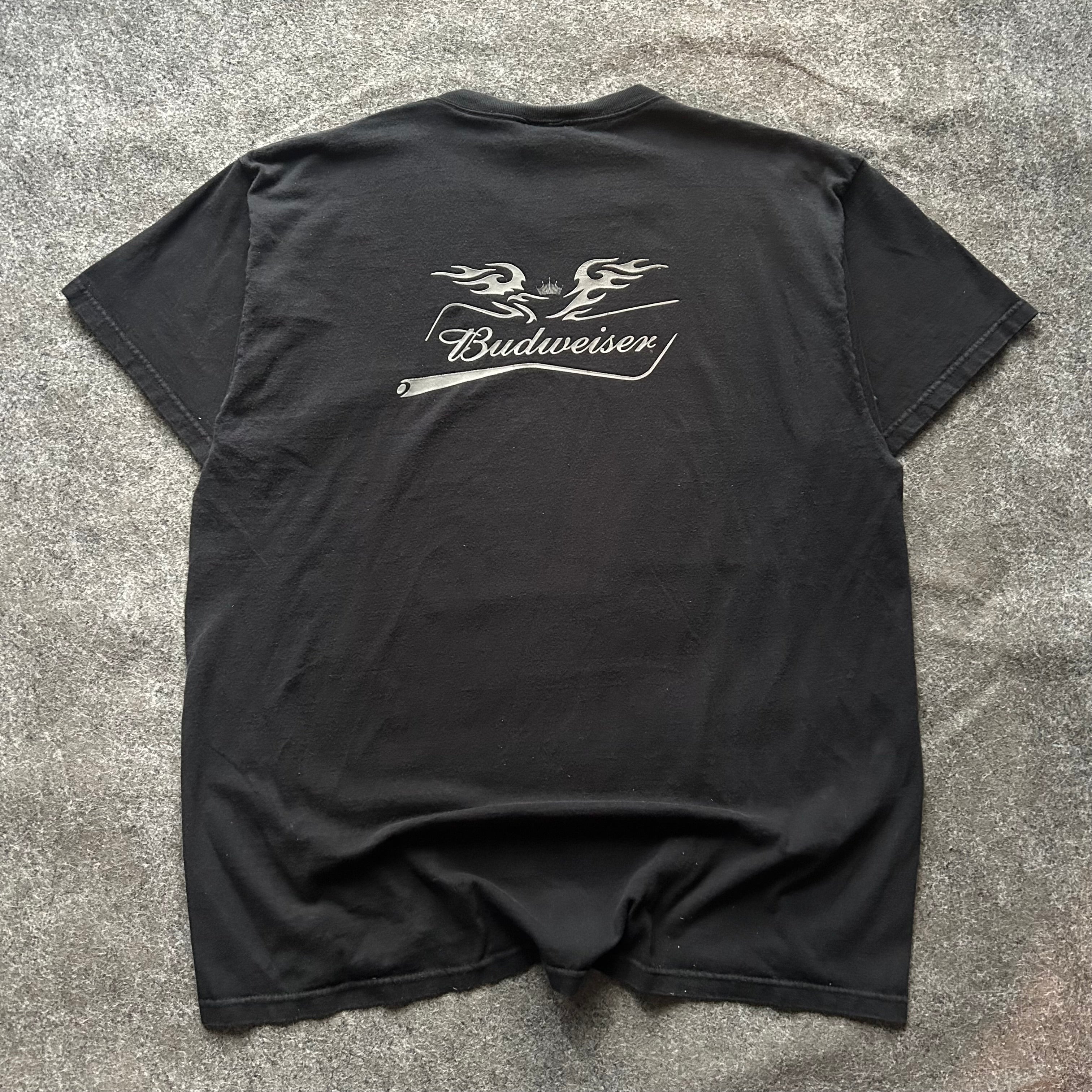 Vintage Budweiser Beer Black T-shirt